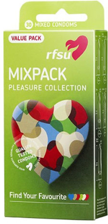 RFSU Mixpack Pleasure Collection, 30 stk.