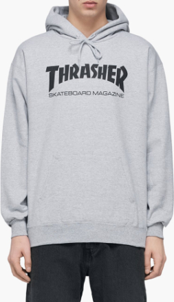 Thrasher - Skate Mag Hood - Grå - M