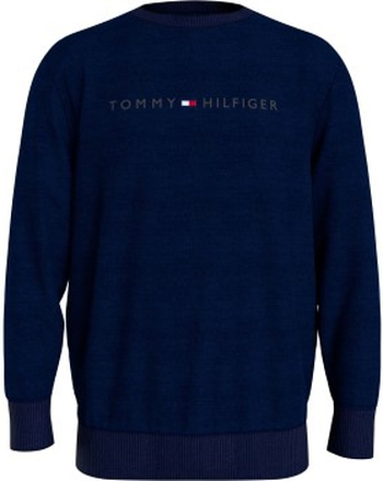 Tommy Hilfiger Icon Logo Relaxed Fit Sweatshirt Mörkblå Large Herr