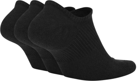 Nike Everyday Plus Cushioned Training No-Show Socks (3 Pairs) - Black