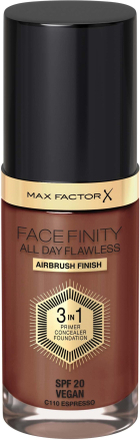 Max Factor Facefinity All Day Flawless 3 In 1 Foundation 110 Espr