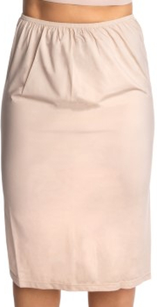 Trofe Slip Skirt Long Beige X-Large Dame