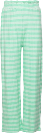 5X5 Stripe Papina Pants Bottoms Trousers Green Mads Nørgaard