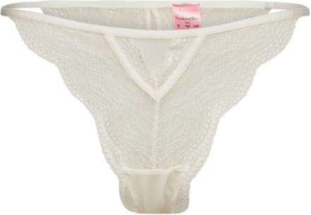 Isabelle Tanga Brazilian R Lingerie Panties Brazilian Panties Hvit Hunkemöller*Betinget Tilbud
