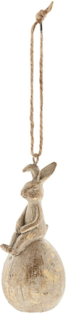 Semina Rabbit Ornament Home Decoration Easter Decoration Gull Lene Bjerre*Betinget Tilbud