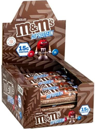 M&M's Hi Protein Bar 12repen Chocolade