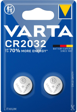 Varta: CR2032 3V Lithium Knappcellsbatteri 2-pack