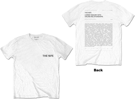 The 1975: Unisex T-Shirt/A Brief Inquiry (Back Print) (Medium)