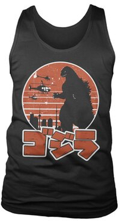 Godzilla Japanese Logo Tank Top, Tank Top