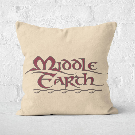 Lord Of The Rings Middle Earth Cushion Square Cushion - 60x60cm - Soft Touch