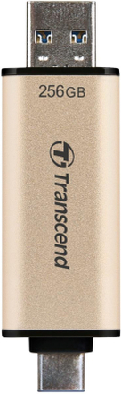 Transcend: USB-minne JF930C 2-i-1 (USB3.2/USB-C) 256GB