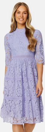 Happy Holly Madison lace dress Light lavender 40