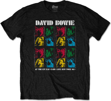 David Bowie: Unisex T-Shirt/Kit Kat Klub (Small)