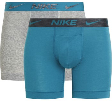 Nike 2P Dri-Fit ReLuxe Boxer Brief Grå/Blå X-Large Herre