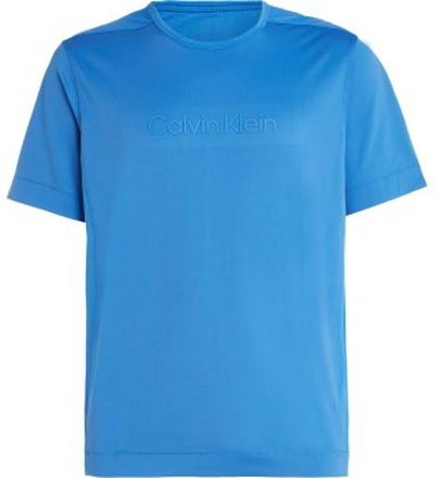 Calvin Klein Sport Logo Gym T-Shirt Blå polyester Medium Herre