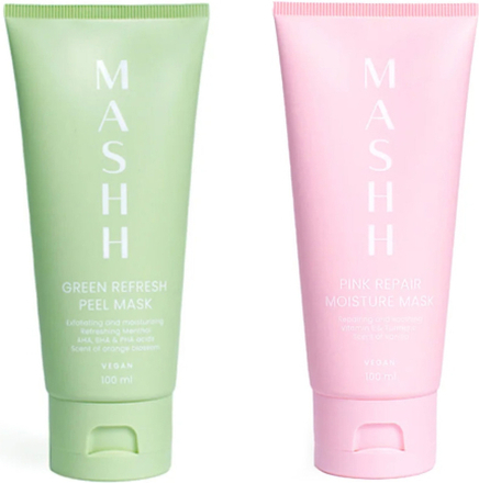 MASHH Mask Duo Green Refresh + Pink Repair