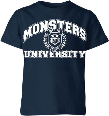 Monsters Inc. Monsters University Student Kids' T-Shirt - Navy - 5-6 Years