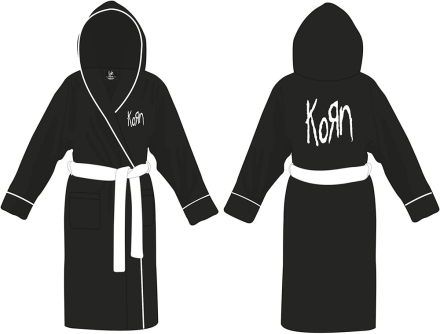 Korn: Unisex Bathrobe/Logo (Large - X Large)
