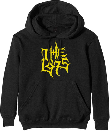 The 1975: Unisex Pullover Hoodie/Gold Logo (XX-Large)