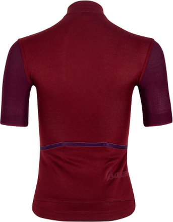 Isadore Signature Women's Short Sleeve Jersey - L - Cabernet/Fig