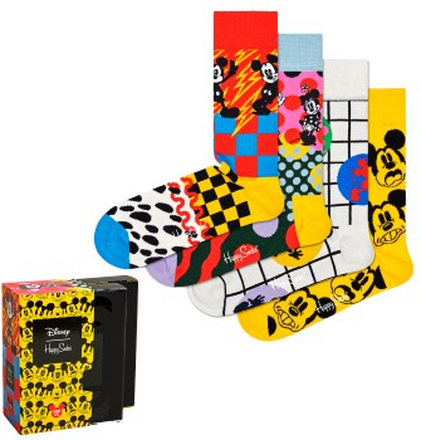 Happy socks Strømper 4P Disney VHS Gift Box Socks Mixed polyamid Str 36/40