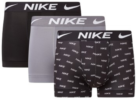 Nike 3P Everyday Essentials Micro Trunks Grå/Sort polyester X-Small Herre