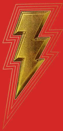 Shazam! Fury of the Gods Gold Bolt Unisex T-Shirt - Red - S