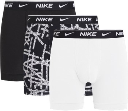 Nike Kalsonger 3P Everyday Cotton Stretch Boxer Brief Svart/Vit bomull X-Large Herr