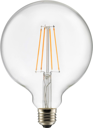 Globen Lighting Lyspære E27 LED 3-trinns dimbar Globe 125 mm 0,4-7W, klar