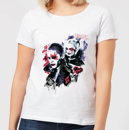 DC Comics Suicide Squad Harleys Puddin Women's T-Shirt - White - XL