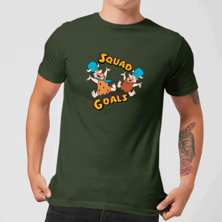 The Flintstones Squad Goals Men's T-Shirt - Forest Green - M