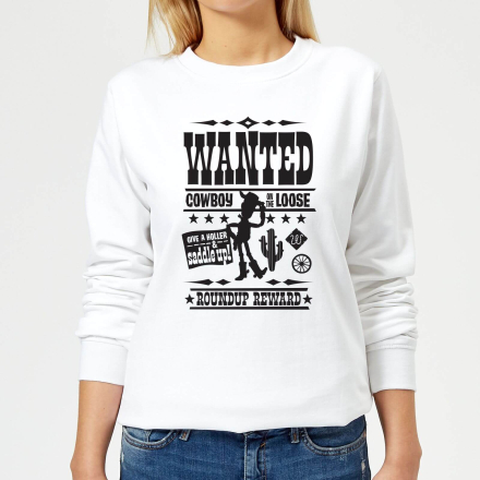 Toy Story Wanted Poster Women's Sweatshirt - White - M - White