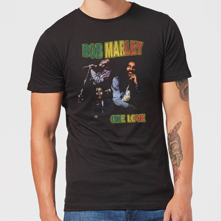 Bob Marley One Love Men's T-Shirt - Black - XL - Black