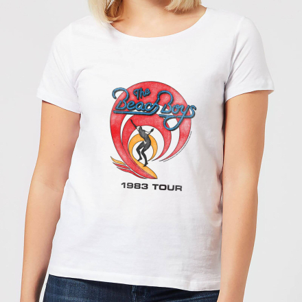 The Beach Boys Surfer 83 Women's T-Shirt - White - XL