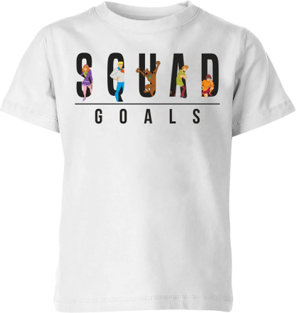 Scooby Doo Squad Goals Kids' T-Shirt - White - 11-12 Years