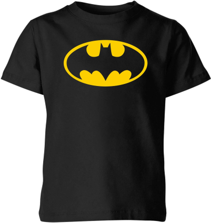 Justice League Batman Logo Kids' T-Shirt - Black - 9-10 Years