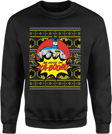 Batman Be Good Or Ka Boom! Sweatshirt - Black - L - Black