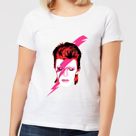 David Bowie Aladdin Sane Women's T-Shirt - White - XL