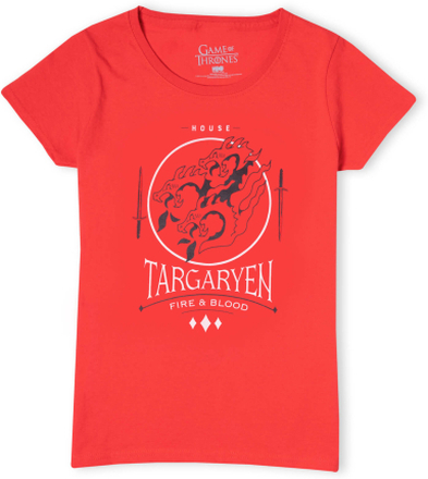 Game of Thrones House Targaryen Women's T-Shirt - Red - XXL - Red