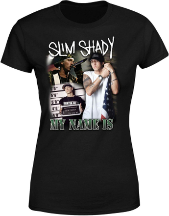 Eminem My Name Is Slim Shady Women's T-Shirt - Black - XL