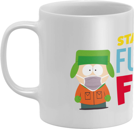 South Park Stay Back Six Feet White Mug