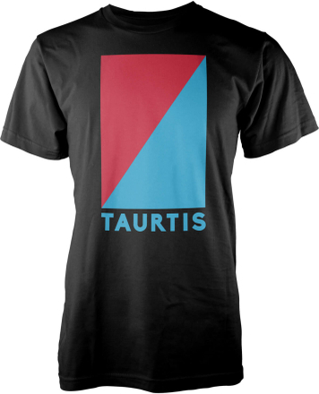 Taurtis Box Logo Insignia Men's T-Shirt - XL - Black