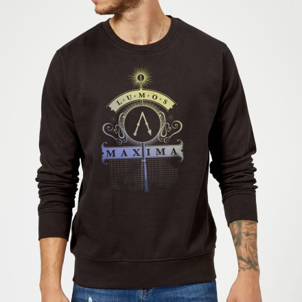 Harry Potter Lumos Maxima Sweatshirt - Black - XL - Black