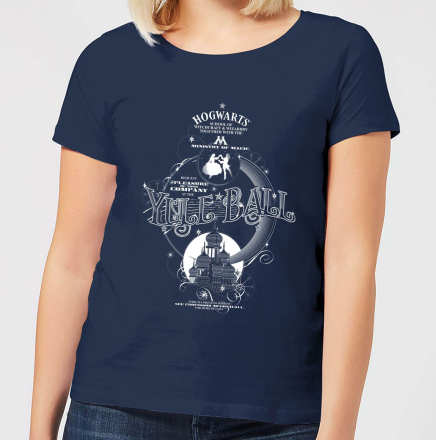 Harry Potter Yule Ball Women's T-Shirt - Navy - L