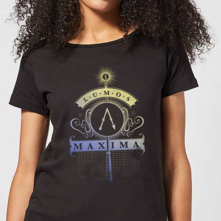Harry Potter Lumos Maxima Women's T-Shirt - Black - L
