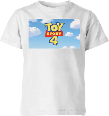 Toy Story 4 Clouds Logo Kids' T-Shirt - White - 5-6 Years - White