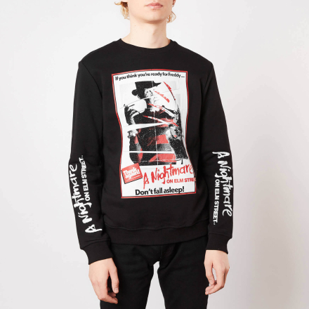 A Nightmare On Elm Street Don't Fall Asleep Sweatshirt - Black - XL