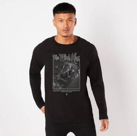 Lord Of The Rings Witch King Men's Long Sleeve T-Shirt - Black - S - Black