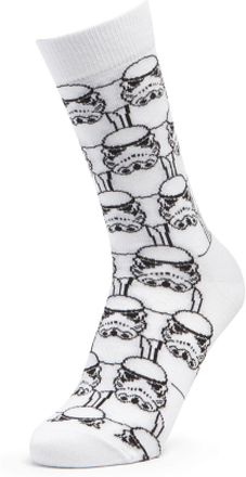 Men's Storm Trooper Repeat Socks - White - UK 8-11