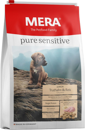 MERA pure sensitive Junior Truthahn & Reis - 12,5 kg